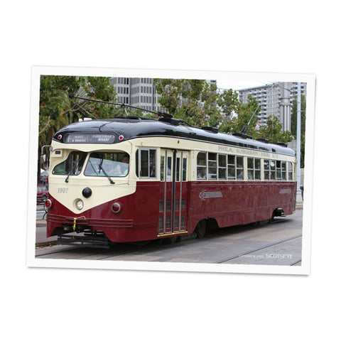 San Francisco Street Car from Old Philly mini poster