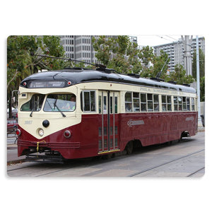 San Francisco Street Car from Old Philly metal print
