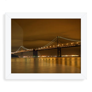 San Francisco Bay Bridge framed print