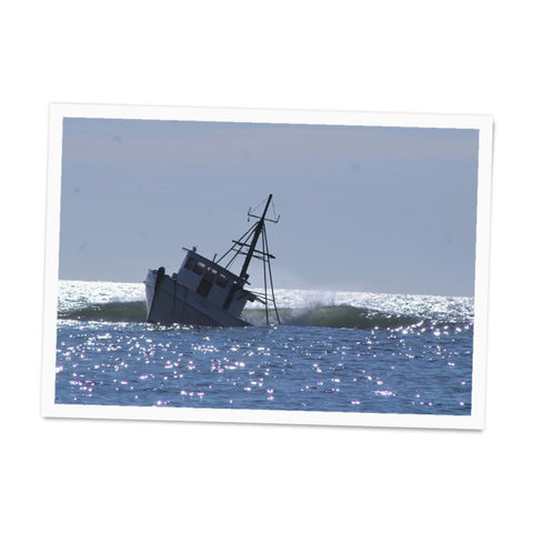 Bay of Isles shipwreck mini poster