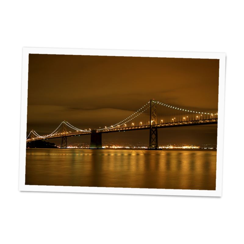 San Francisco Bay Bridge mini poster